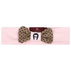 Baby Girls Pink Logo Headband, 2, hi-res