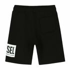 Boys Black Logo Shorts, 2, hi-res