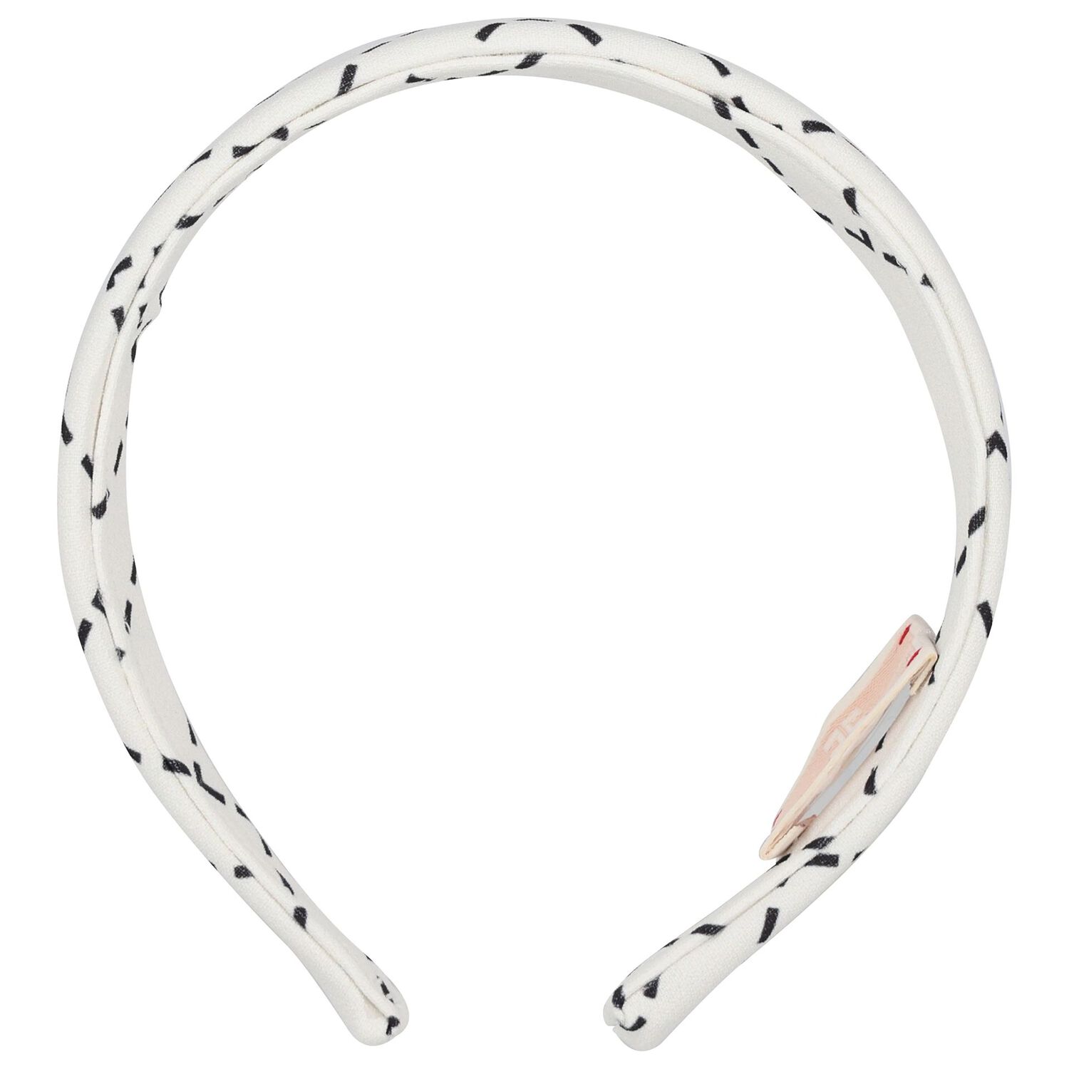 Girls White Logo Headband, 2, hi-res