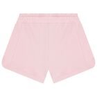 Girls Pink Logo Shorts, 1, hi-res