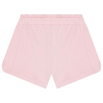 Girls Pink Logo Shorts