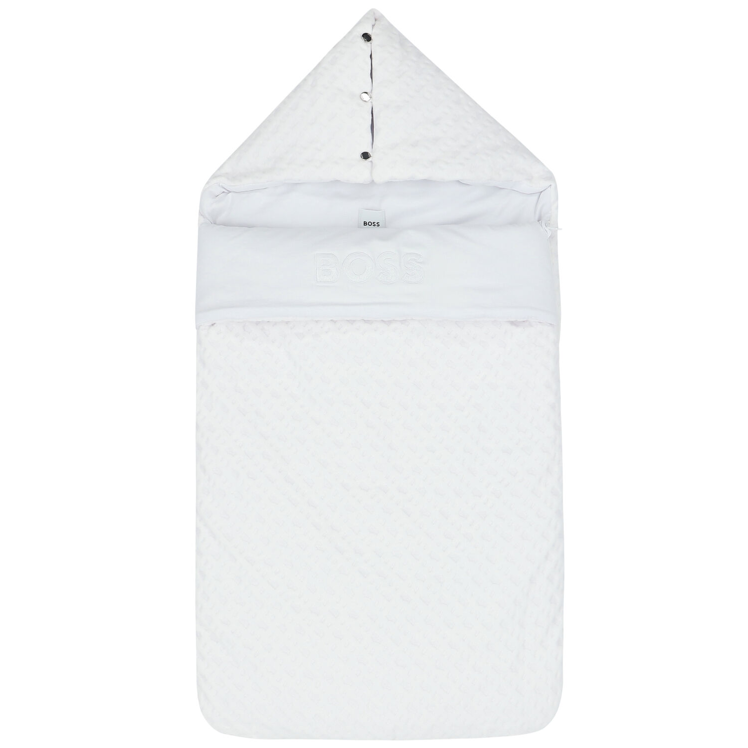 مدس بالشعار باللون الابيض, 1, hi-res