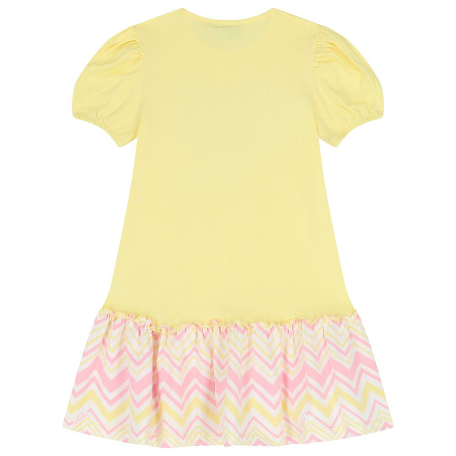 فستان بنات باللون الاصفر, 1, hi-res