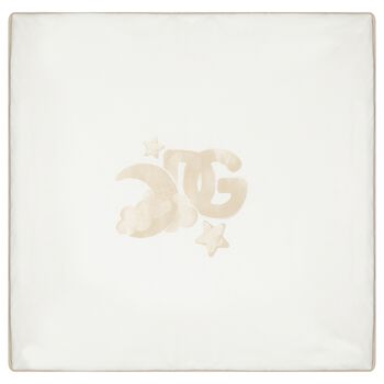 Ivory & Beige Logo Baby Blanket