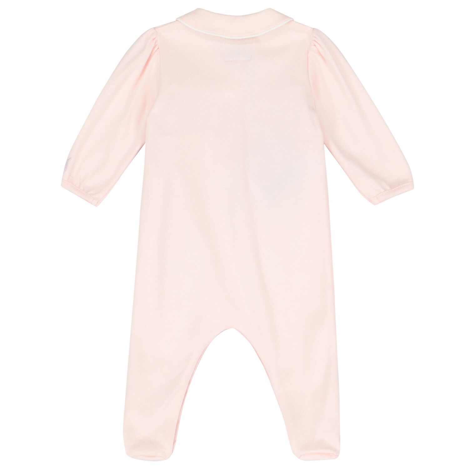 Baby Girls Pink & White Babygrow, 1, hi-res image number null