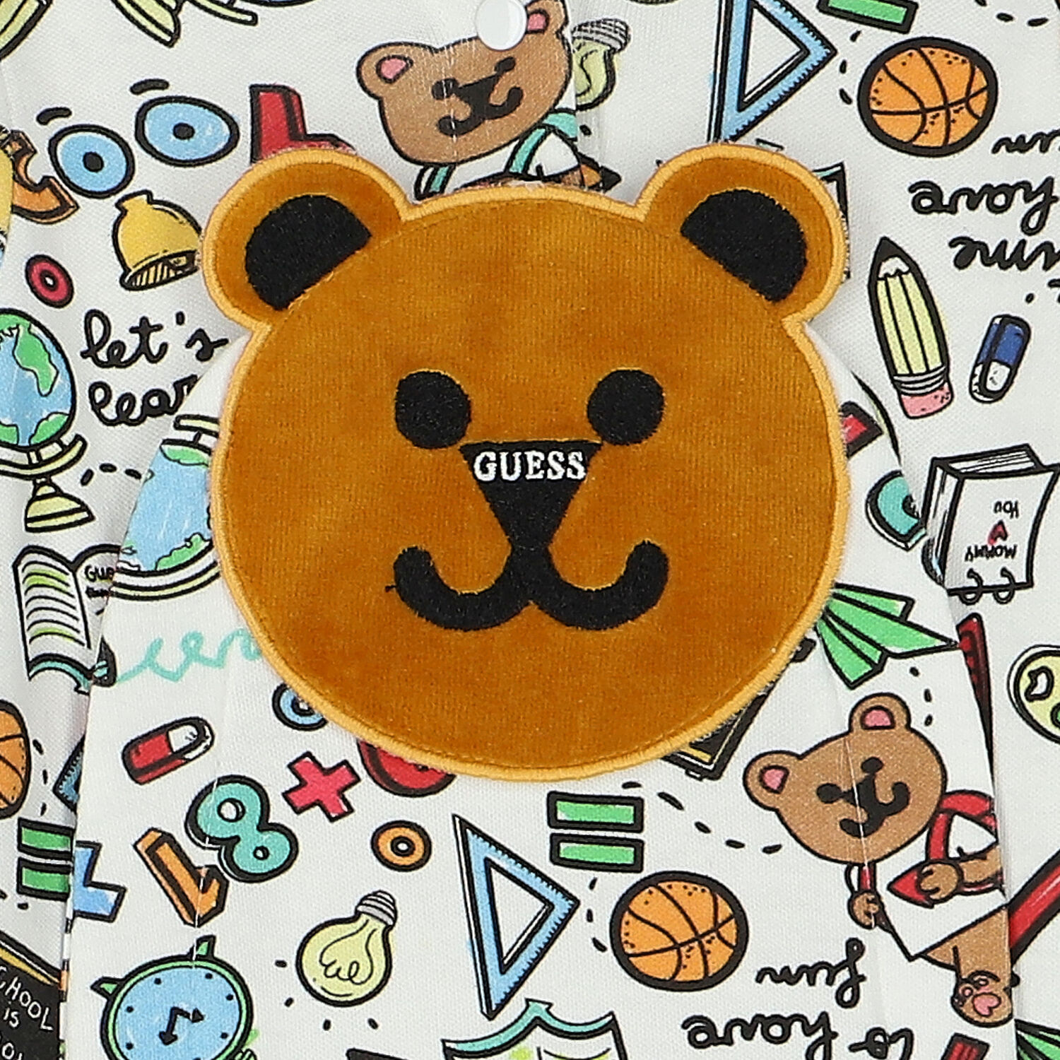 أفرول أولاد بشعار تيدى باللون الابيض, 1, hi-res