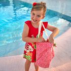 Girls Red Animal Dress, 1, hi-res