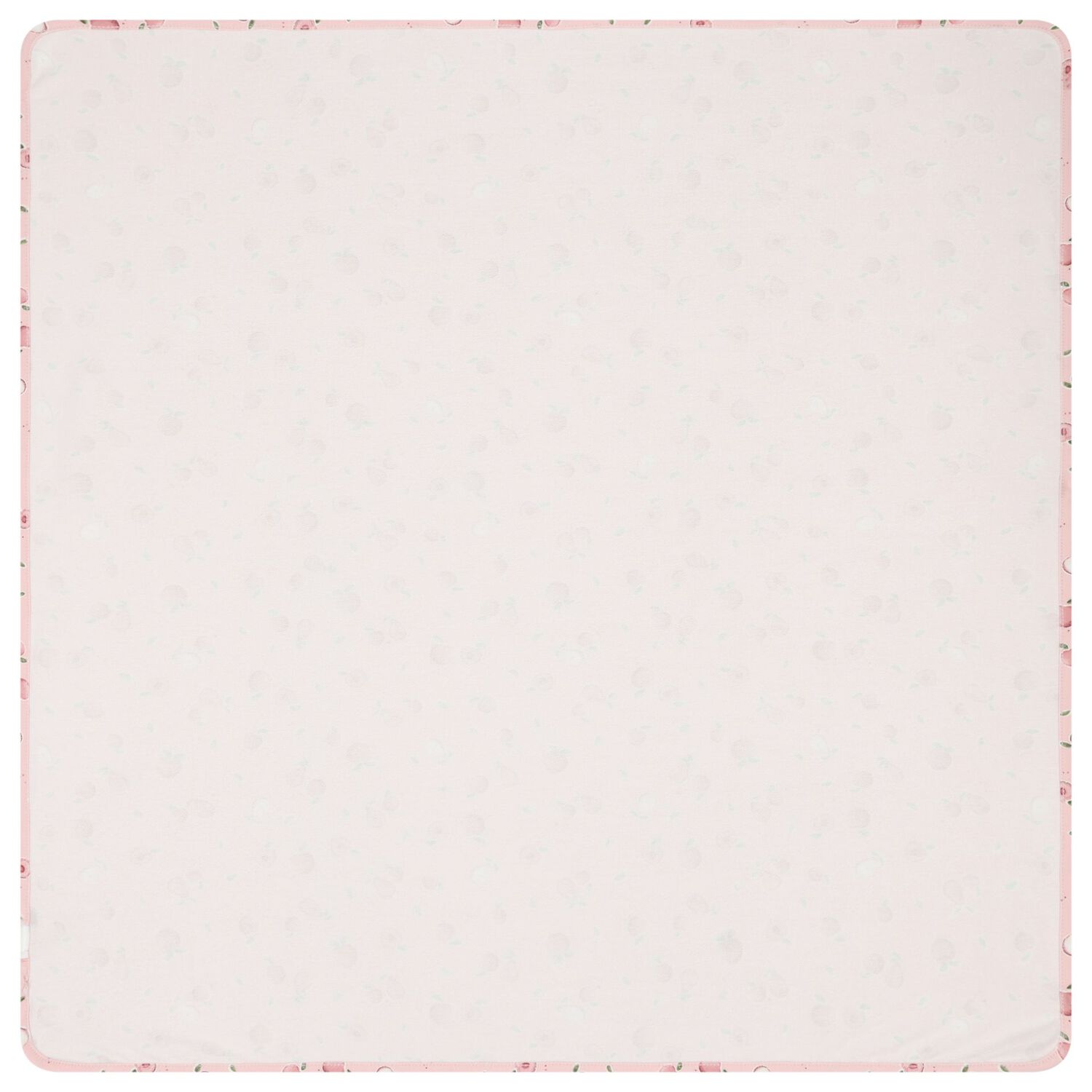 Baby Girls Pink Apple Blanket, 1, hi-res