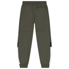 طقم رياضي أخضر وأبيض للأولاد (3 قطع), 2, hi-res