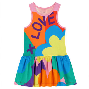 Girls Multi-Colored Dress