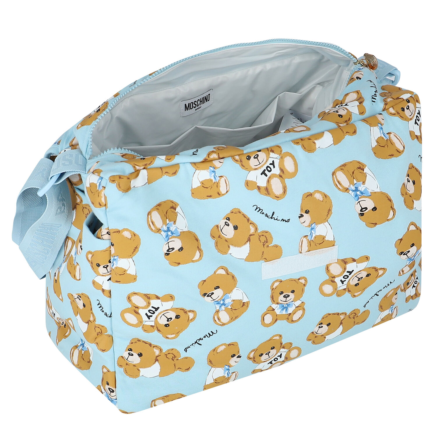 شنطة مواليد بشعار تيدي باللون العاجي للأطفال  , 3, hi-res