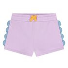 Younger Girls Lilac Shorts, 1, hi-res