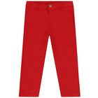 طقم بنطلون أولاد باللون الأزرق والأحمر, 1, hi-res