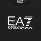 طقم شورت أسود بشعار للبنات, 1, hi-res