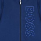 Boys Blue Logo Tracksuit, 1, hi-res