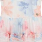 Girls Multi-Coloured Logo Chiffon Dress, 1, hi-res
