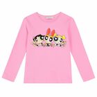 Girls Pink Powerpuff Girls Top, 1, hi-res