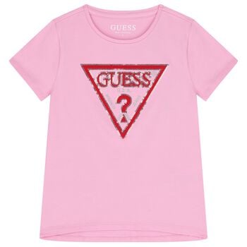 Girls Pink Logo T-Shirt