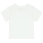 Girls Ivory Logo T-Shirt, 1, hi-res