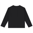 Boys Black Long Sleeve Top, 1, hi-res