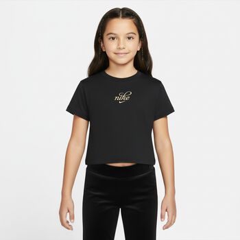 Girls Black Logo T-Shirt