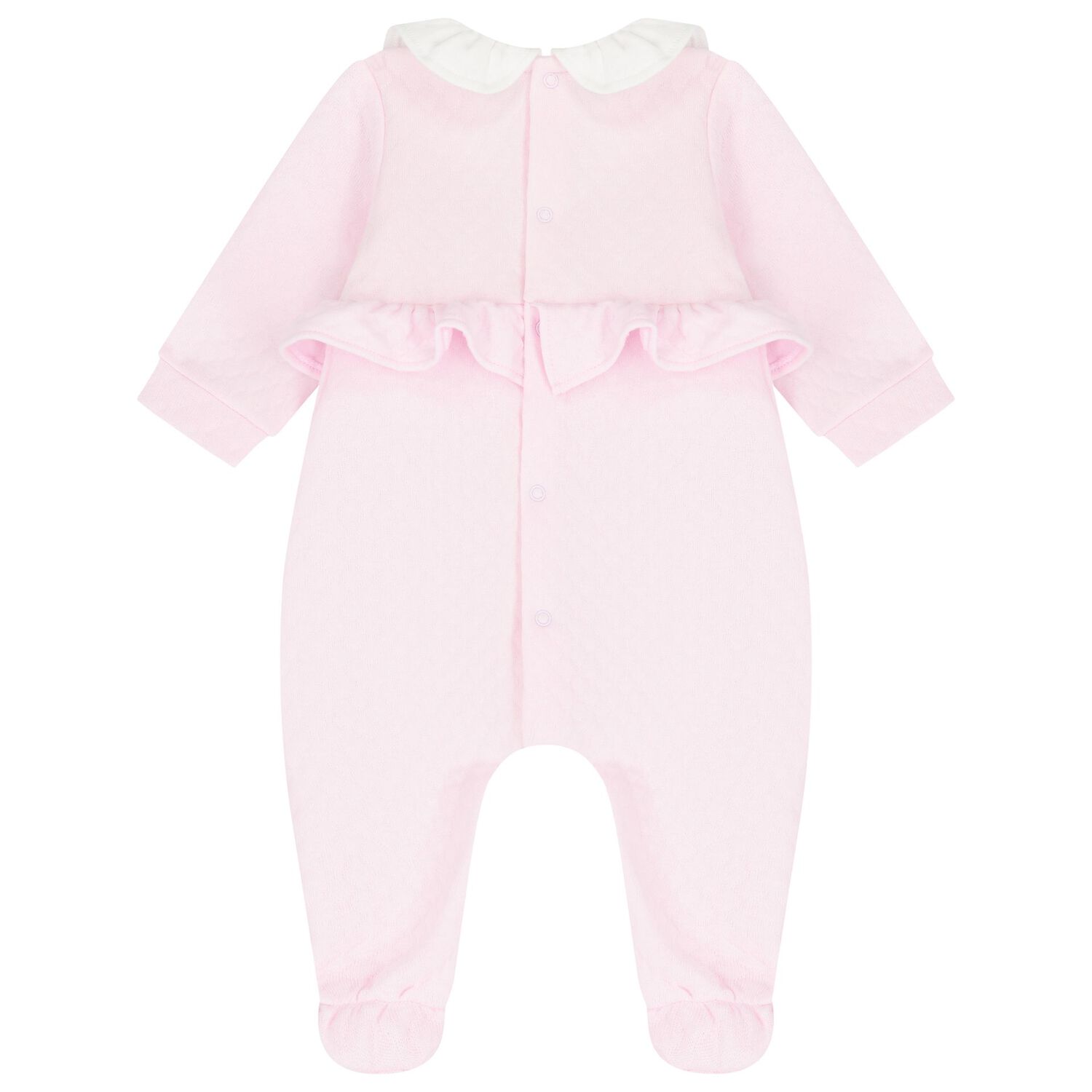 أفرول بنات بطبعة الزهور باللون الوردي, 1, hi-res