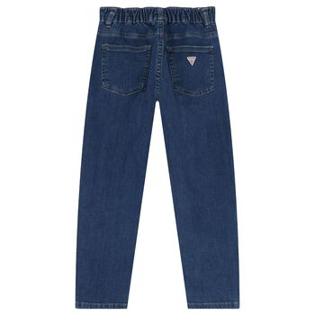 Boys Blue Logo Jeans