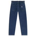 Boys Blue Logo Jeans, 1, hi-res
