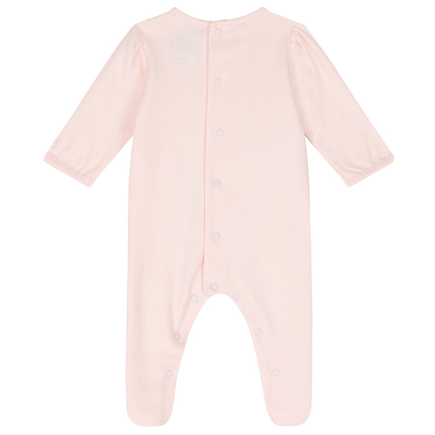 Baby Girls Pink Cotton Babygrow Set, 1, hi-res image number null