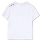 Boys White Logo T-Shirt, 2, hi-res