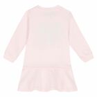 Younger Girls Pink Logo Tiger Dress, 1, hi-res
