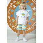 Boys Multicolored Printed Swim Short, 1, hi-res