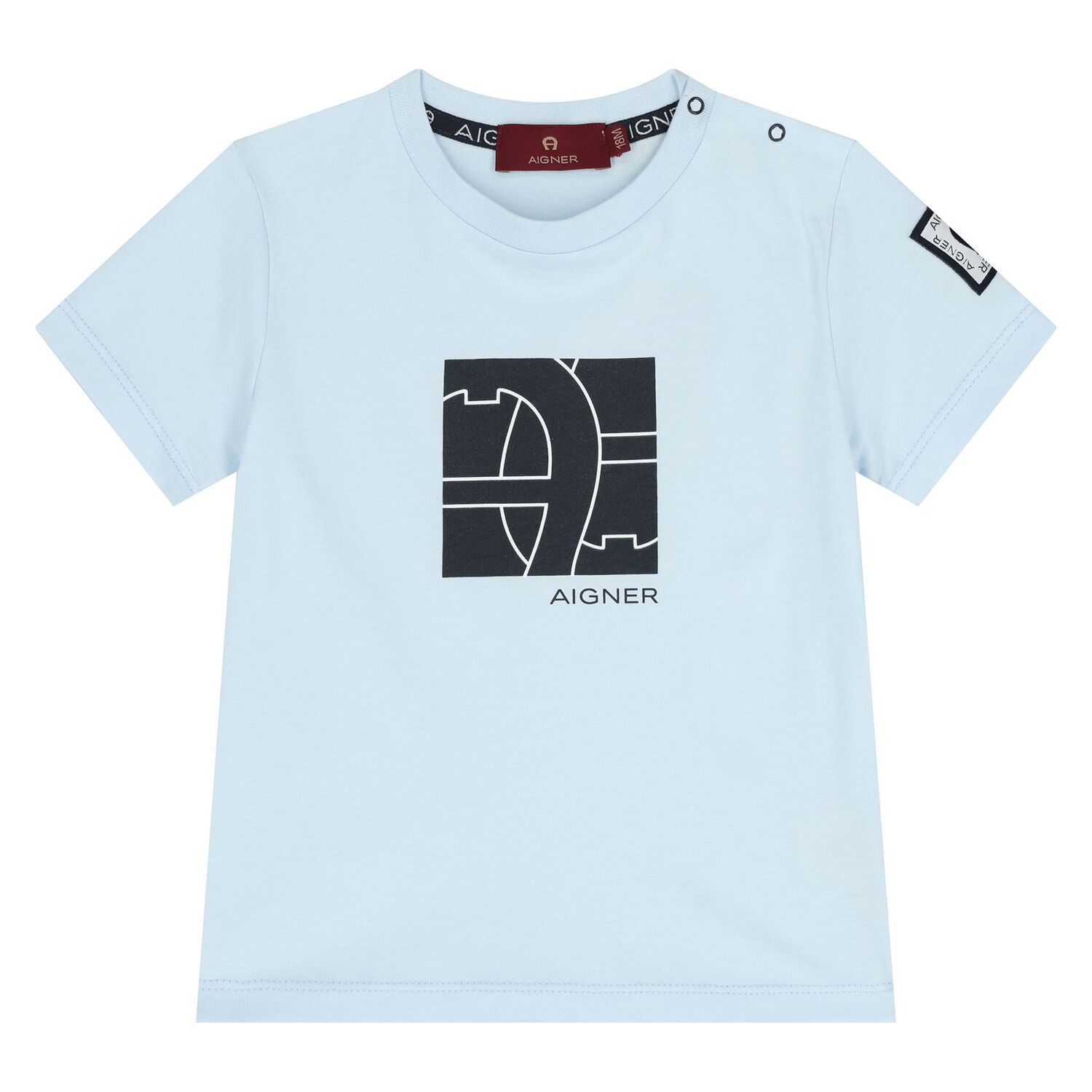 Younger Boys Blue Logo Shorts Ser, 1, hi-res