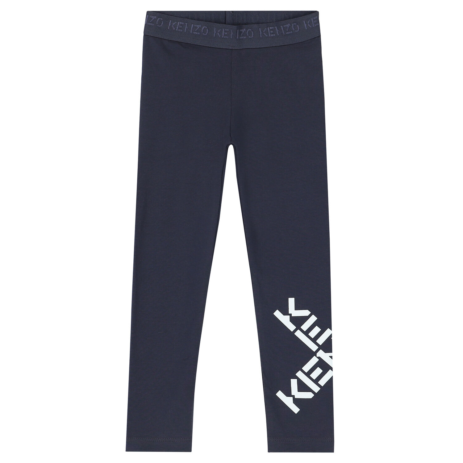 Girls Grey Logo Leggings, 1, hi-res