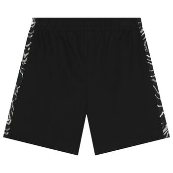 Boys Black Logo Shorts