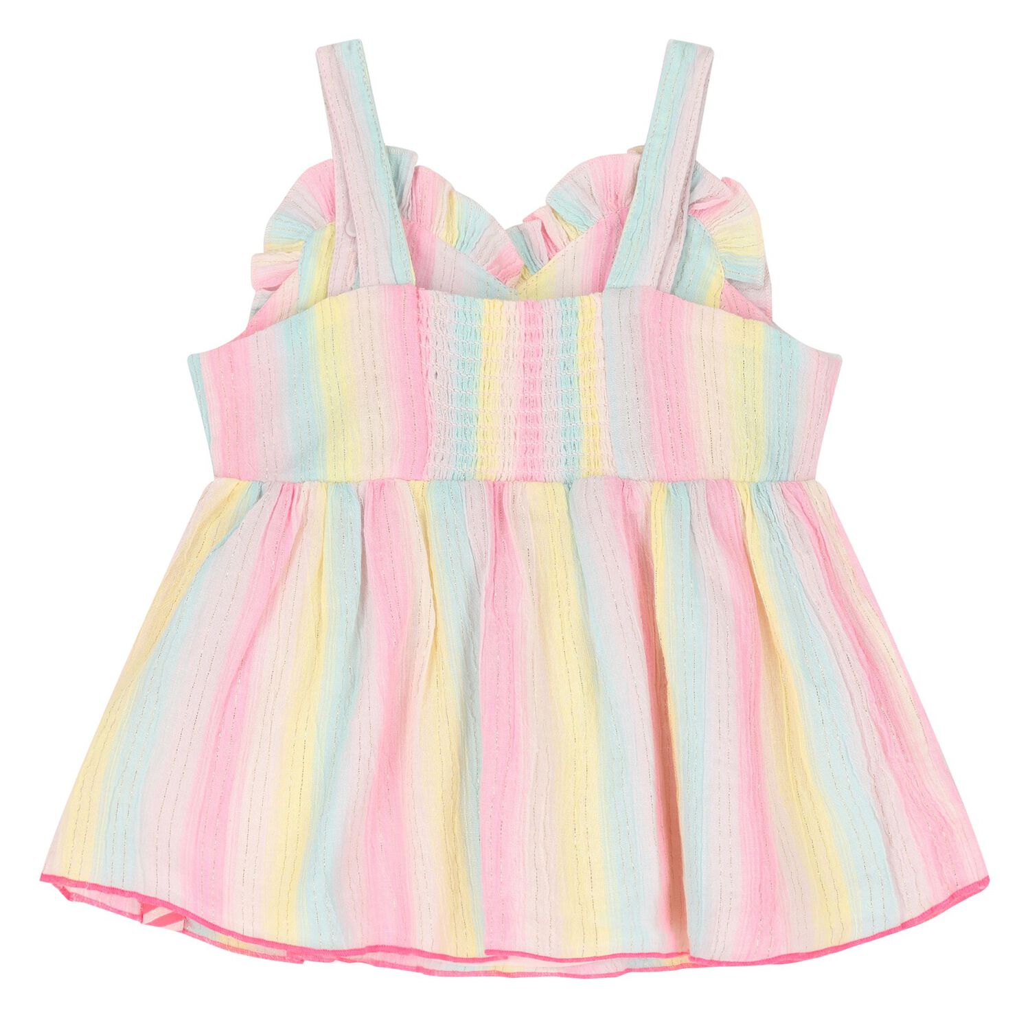 Younger Girls Rainbow Shorts Set, 1, hi-res