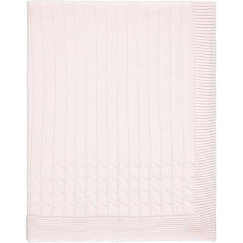 Baby Girls Pink Knit Blanket