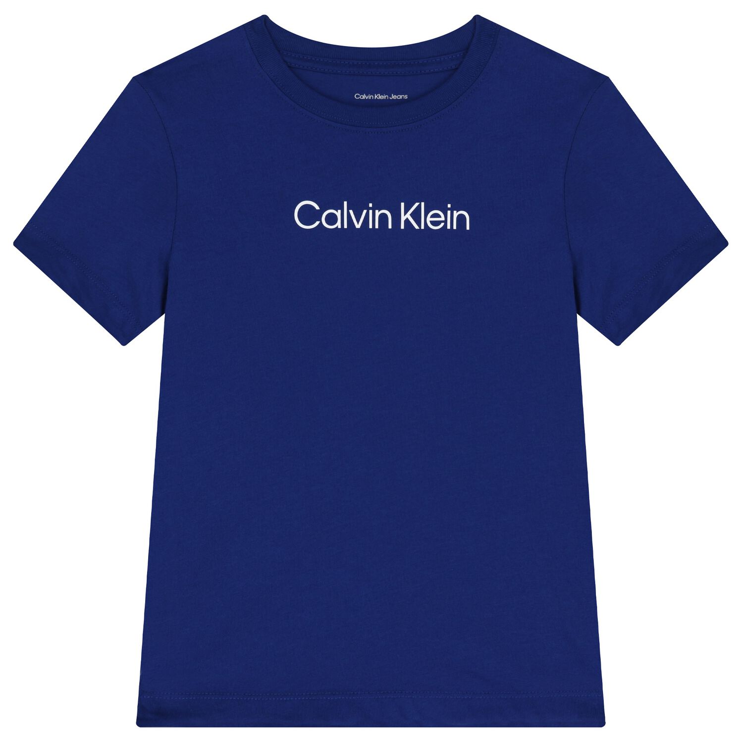 تيشيرت اولاد بالشعار باللون الازرق , 5, hi-res