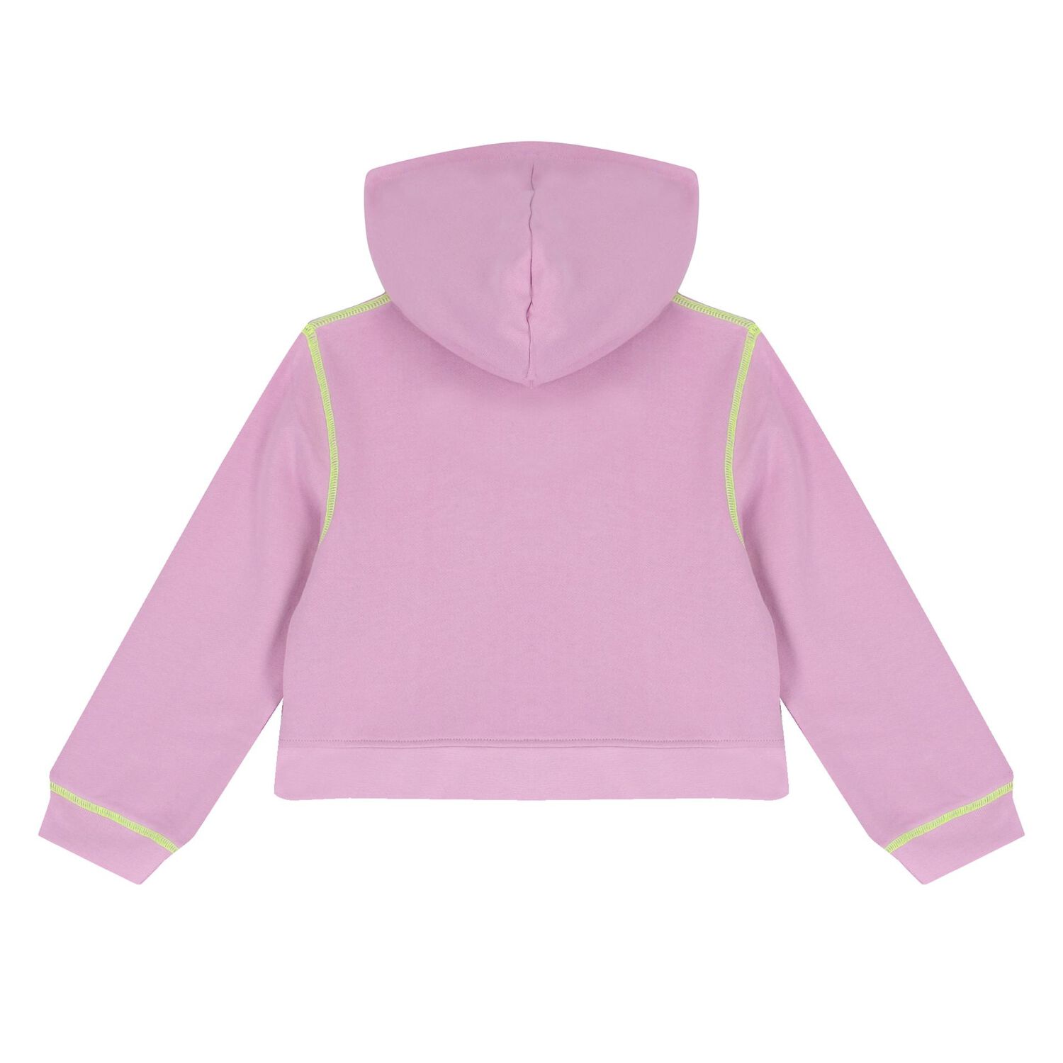 Girls Purple Logo Hooded Zip Up Top, 1, hi-res