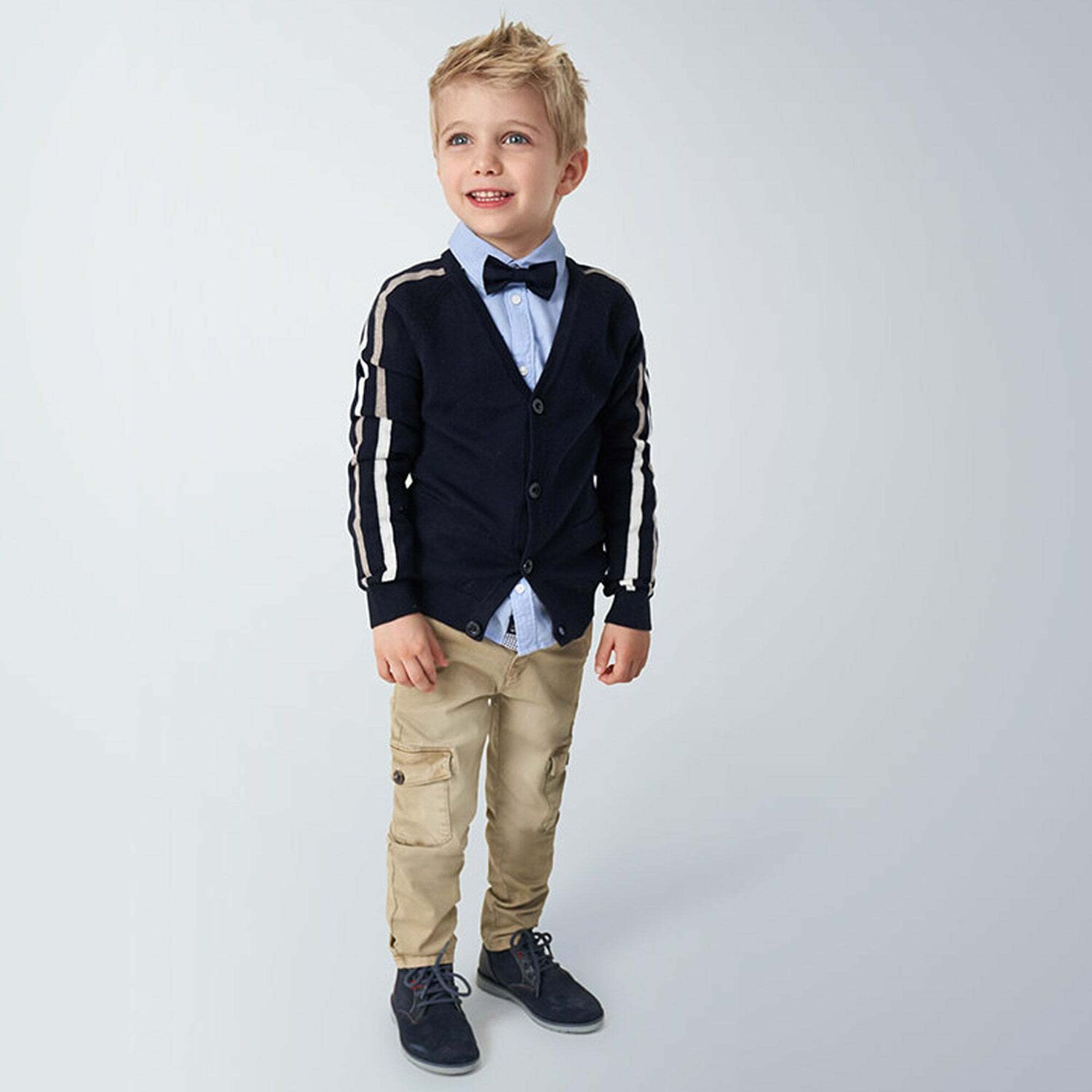 بنطلون كارجو باللون البيج للاولاد, 2, hi-res