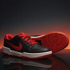 Black & Red Full Force Low Trainers, 1, hi-res