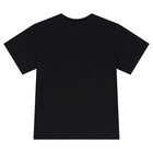 Boys Black Logo T-Shirt, 2, hi-res