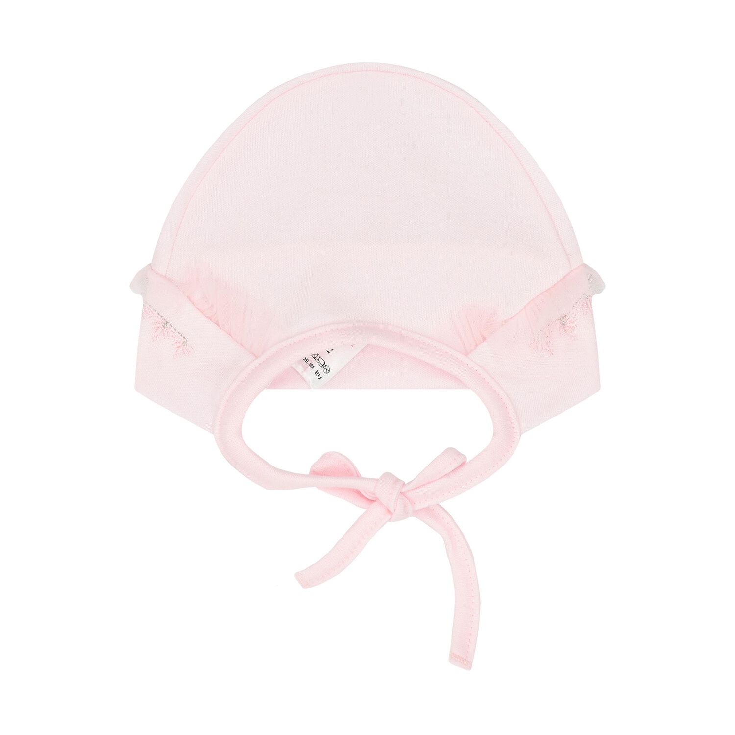 قبعة بنات مطرزة باللون الوردي للأطفال, 1, hi-res image number null