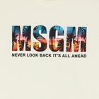 تيشيرت أولاد بالشعار باللون العاجى, 2, hi-res