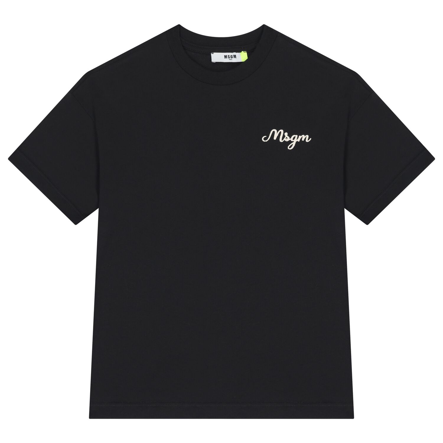 Boys Black Logo T-Shirt, 2, hi-res