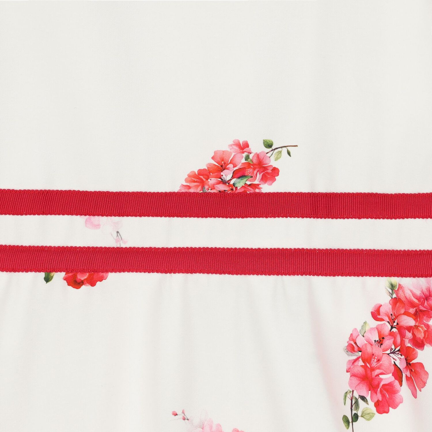 Girls White & Pink Floral Dress, 1, hi-res