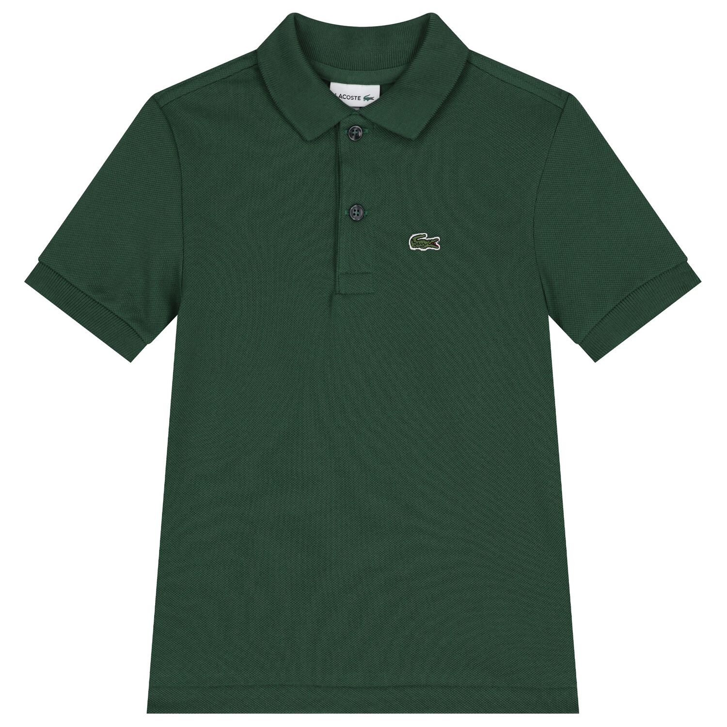 Boys Green Logo Polo Shirt, 6, hi-res