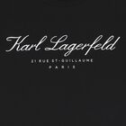 تيشيرت بنات بالشعار باللون الأسود, 1, hi-res