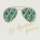 توب بنات بأكمام بالشعار باللون العاجى, 1, hi-res