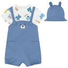 Baby Boys Romper & Hat Set, 2, hi-res